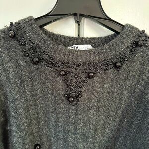 Charcoal gray sweater